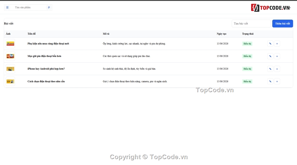 web bán điện thoại,website bán điện thoại,web bán phụ kiện điện thoại